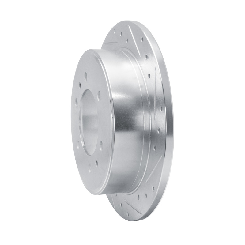 Picture of RNC Brake Rotor - Drill & Slot - R1 78-82 Nissan 720 DATSUN Front Right Drilled & Slotted Silver Brake Rotor rnc631-67075R