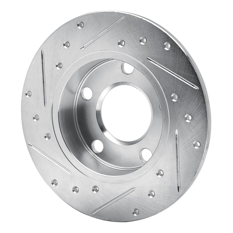 Picture of RNC Brake Rotor - Drill & Slot - R1 85-00 Audi 5000CS Turbo Quattro Rear Right Drilled & Slotted Silver Brake Rotor rnc631-73009R