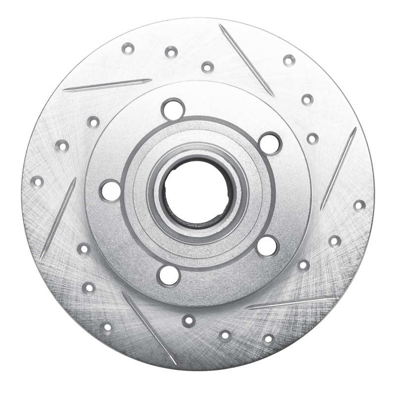 Picture of RNC Brake Rotor - Drill & Slot - R1 96-08 Audi A4 (Mexico) Rear Right Drilled & Slotted Silver Brake Rotor rnc631-73017R