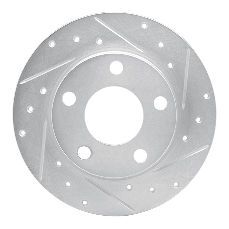 Picture of RNC Brake Rotor - Drill & Slot - R1 99-02 Audi A6 Quattro Rear Right Drilled & Slotted Silver Brake Rotor rnc631-73021R