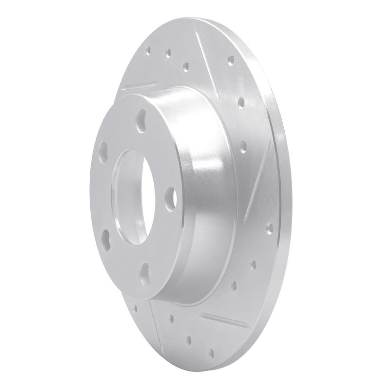 Picture of RNC Brake Rotor - Drill & Slot - R1 99-05 Audi A6 Quattro Rear Right Drilled & Slotted Silver Brake Rotor rnc631-73022R