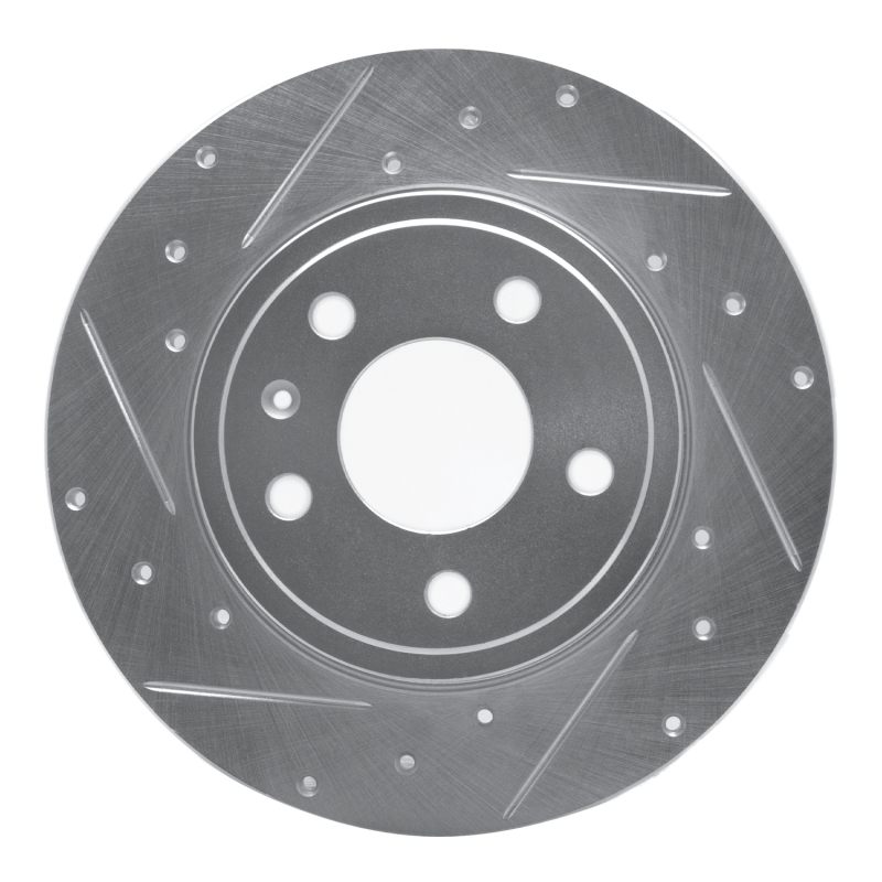 Picture of RNC Brake Rotor - Drill & Slot - R1 00-09 Audi A4 Quattro Rear Left Drilled & Slotted Silver Brake Rotor rnc631-73037L