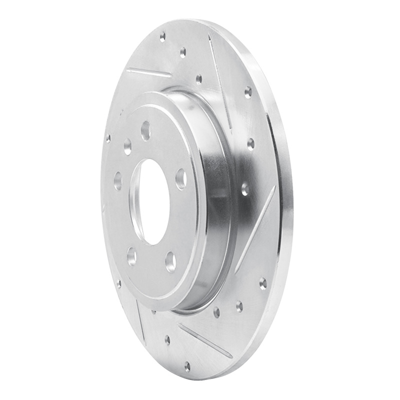 Picture of RNC Brake Rotor - Drill & Slot - R1 00-09 Audi A4 (USA/Canada) Rear Right Drilled & Slotted Silver Brake Rotor rnc631-73037R
