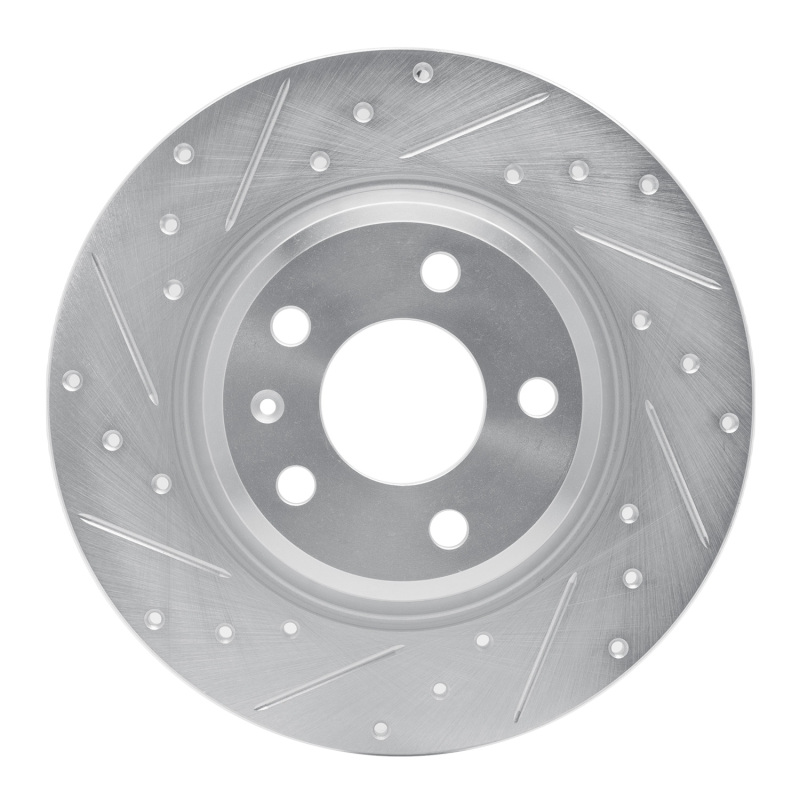 Picture of RNC Brake Rotor - Drill & Slot - R1 08-25 Audi Q5 (USA/Canada Excl Hybrid) Rear Left Drilled & Slotted Silver Brake Rotor rnc631-73061L