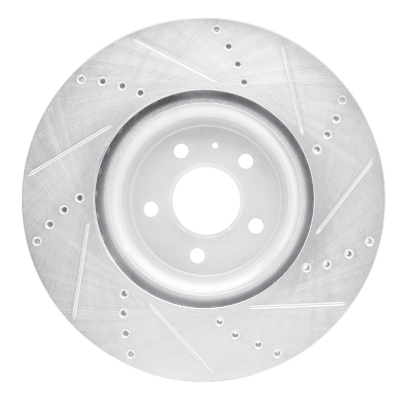 Picture of RNC Brake Rotor - Drill & Slot - R1 12-20 Audi Q5 (Mexico) Front Left Drilled & Slotted Silver Brake Rotor rnc631-73067L
