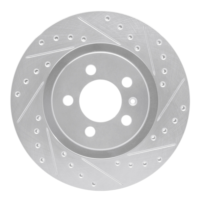 Picture of RNC Brake Rotor - Drill & Slot - R1 92-95 Volkswagen Jetta Sedan Front Right Drilled & Slotted Silver Brake Rotor rnc631-74009R