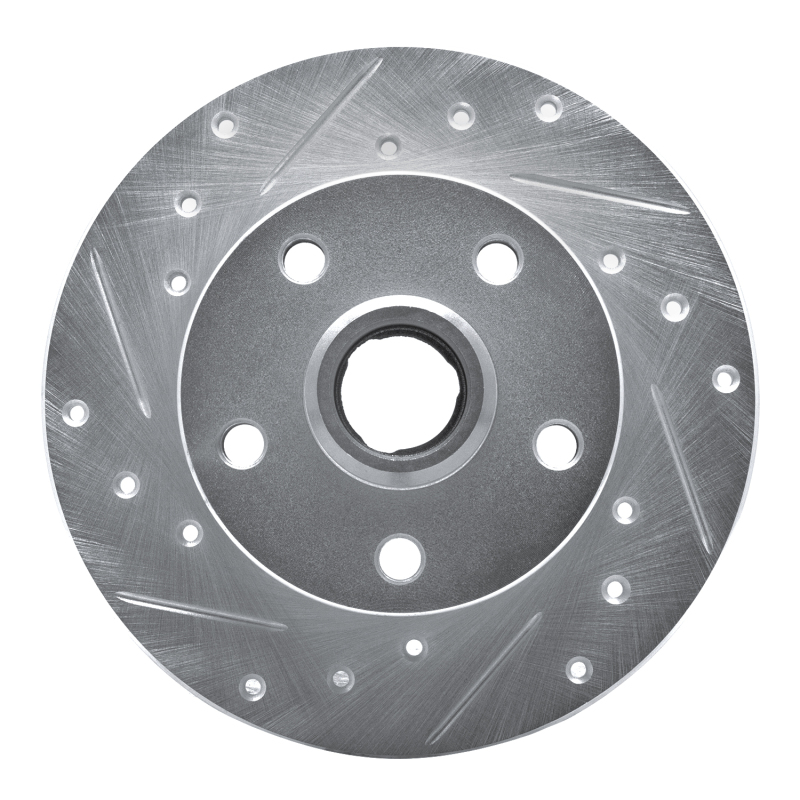 Picture of RNC Brake Rotor - Drill & Slot - R1 92-98 Volkswagen Passat (USA/Canada) Rear Left Drilled & Slotted Silver Brake Rotor rnc631-74010L