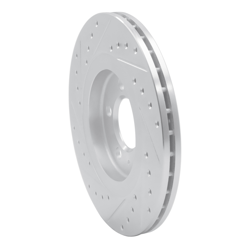Picture of RNC Brake Rotor - Drill & Slot - R1 92-95 Volkswagen Jetta Sedan Front Right Drilled & Slotted Silver Brake Rotor rnc631-74009R