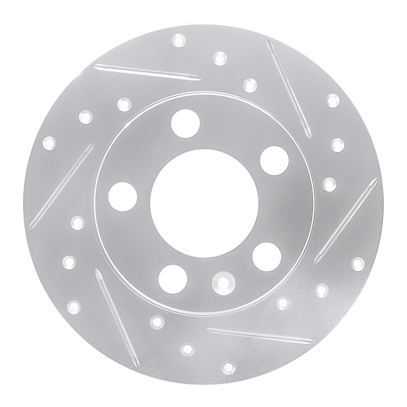 Picture of RNC Brake Rotor - Drill & Slot - R1 98-24 Audi A1 (Mexico) Rear Right Drilled & Slotted Silver Brake Rotor rnc631-74019R