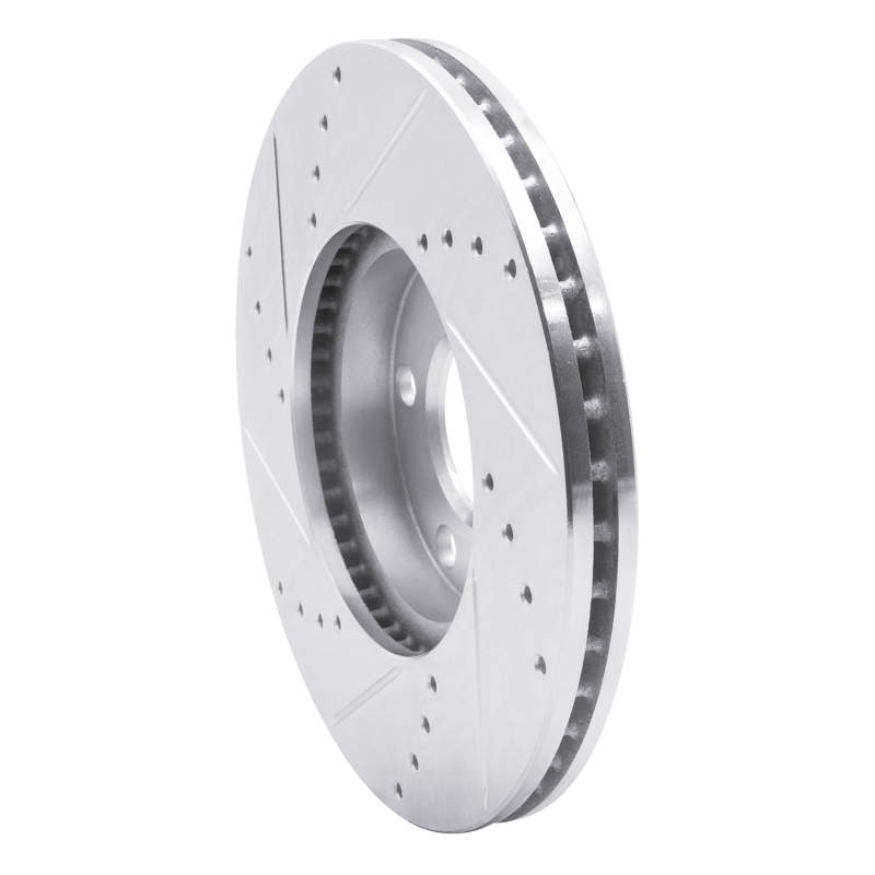 Picture of RNC Brake Rotor - Drill & Slot - R1 98-98 Volkswagen Passat (USA/Canada) Front Right Drilled & Slotted Silver Brake Rotor rnc631-74017R
