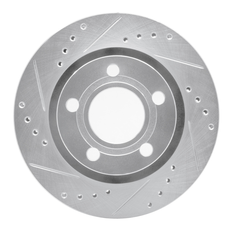 Picture of RNC Brake Rotor - Drill & Slot - R1 99-05 Audi A6 Quattro Rear Left Drilled & Slotted Silver Brake Rotor rnc631-74023L