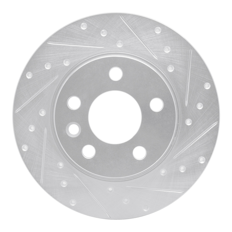 Picture of RNC Brake Rotor - Drill & Slot - R1 96-00 Volkswagen EuroVan Rear Right Drilled & Slotted Silver Brake Rotor rnc631-74044R