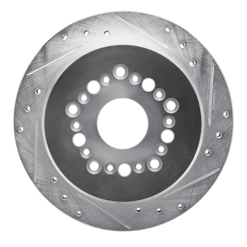 Picture of RNC Brake Rotor - Drill & Slot - R1 92-98 Lexus SC300 Rear Right Drilled & Slotted Silver Brake Rotor rnc631-75004R