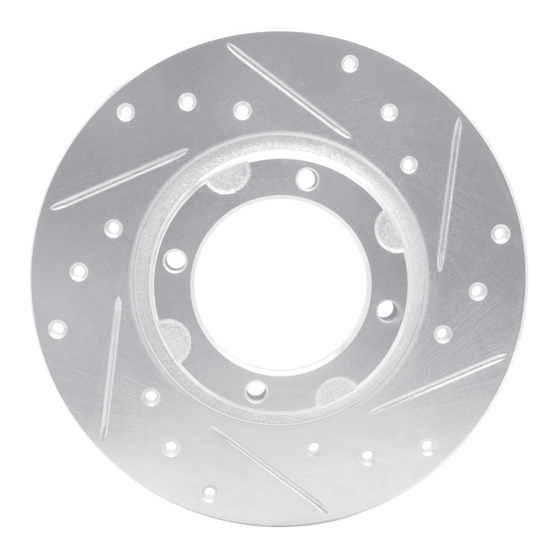 Picture of RNC Brake Rotor - Drill & Slot - R1 80-82 Toyota Tercel Front Right Drilled & Slotted Silver Brake Rotor rnc631-76003R