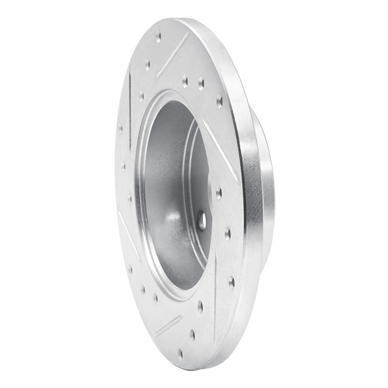 Picture of RNC Brake Rotor - Drill & Slot - R1 84-88 Chevrolet Nova Front Right Drilled & Slotted Silver Brake Rotor rnc631-76022R
