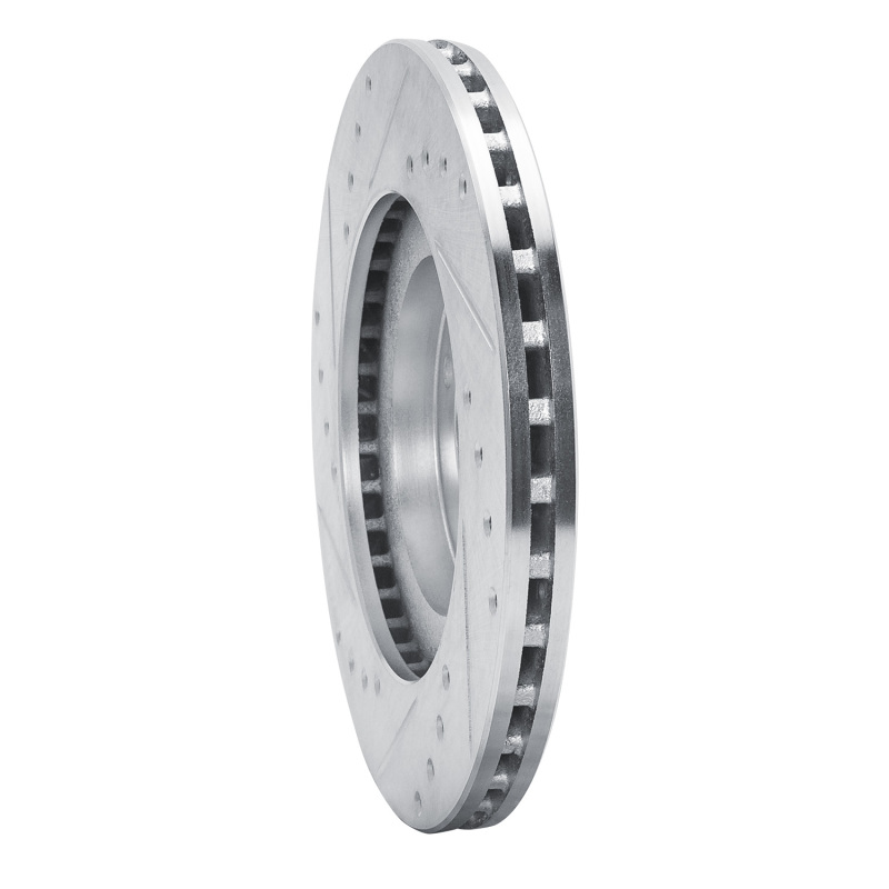 Picture of RNC Brake Rotor - Drill & Slot - R1 85-88 Toyota Cressida Front Right Drilled & Slotted Silver Brake Rotor rnc631-76030R