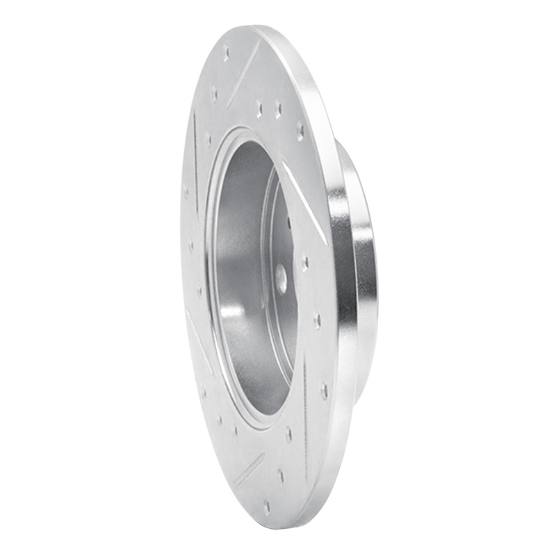 Picture of RNC Brake Rotor - Drill & Slot - R1 85-86 Toyota MR2 Rear Right Drilled & Slotted Silver Brake Rotor rnc631-76031R