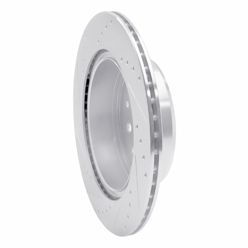 Picture of RNC Brake Rotor - Drill & Slot - R1 93-98 Toyota Supra Rear Right Drilled & Slotted Silver Brake Rotor rnc631-76064R