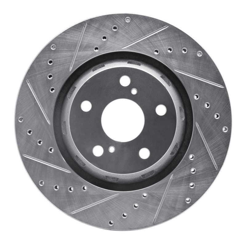Picture of RNC Brake Rotor - Drill & Slot - R1 09-15 Toyota Venza Front Left Drilled & Slotted Silver Brake Rotor rnc631-76085L