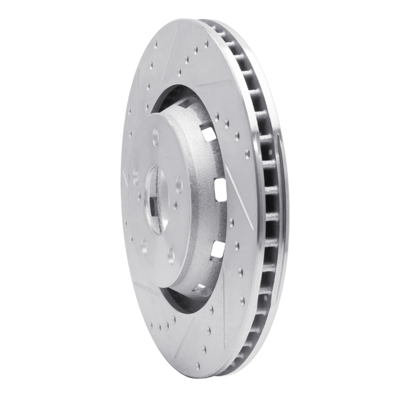 Picture of RNC Brake Rotor - Drill & Slot - R1 09-15 Toyota Venza Front Left Drilled & Slotted Silver Brake Rotor rnc631-76085L