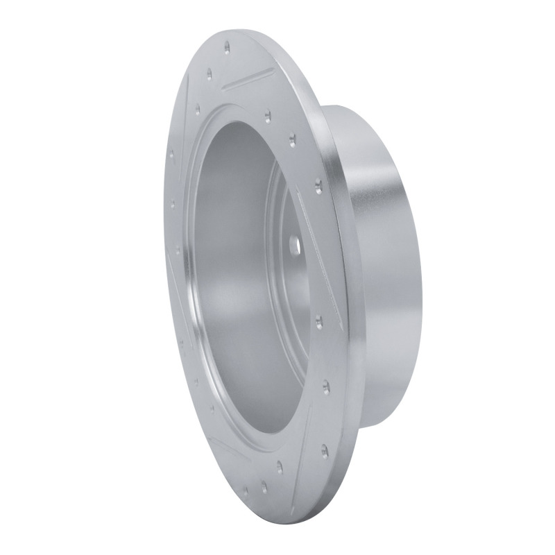 Picture of RNC Brake Rotor - Drill & Slot - R1 09-15 Toyota Venza Rear Right Drilled & Slotted Silver Brake Rotor rnc631-76086R