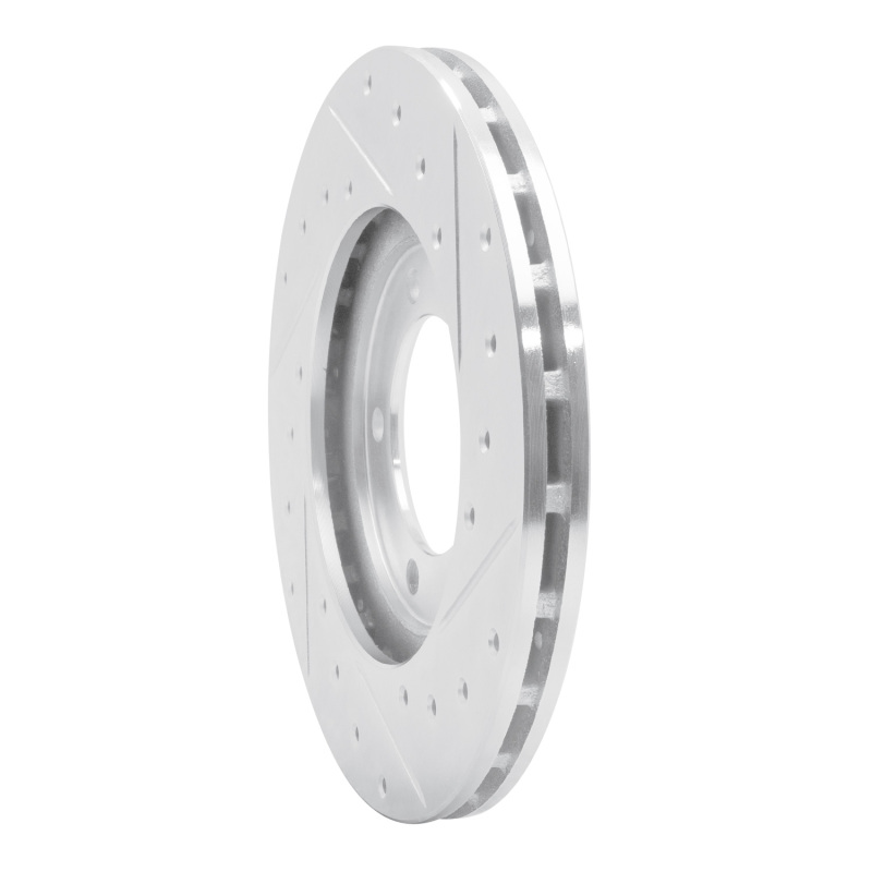 Picture of RNC Brake Rotor - Drill & Slot - R1 79-83 Toyota Pickup Front Left Drilled & Slotted Silver Brake Rotor rnc631-76094L