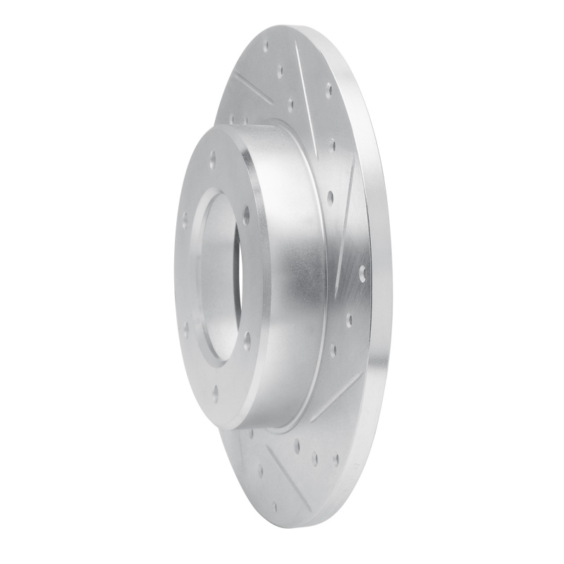 Picture of RNC Brake Rotor - Drill & Slot - R1 79-80 Toyota Pickup Front Right Drilled & Slotted Silver Brake Rotor rnc631-76093R