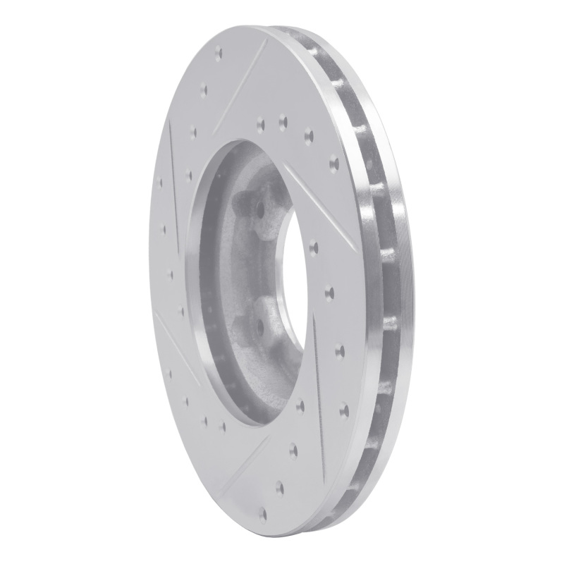 Picture of RNC Brake Rotor - Drill & Slot - R1 85-92 Toyota Pickup Front Right Drilled & Slotted Silver Brake Rotor rnc631-76098R