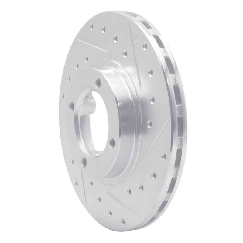 Picture of RNC Brake Rotor - Drill & Slot - R1 86-89 Toyota Van Wagon Front Right Drilled & Slotted Silver Brake Rotor rnc631-76103R