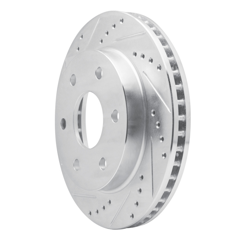 Picture of RNC Brake Rotor - Drill & Slot - R1 93-98 Toyota T100 Front Left Drilled & Slotted Silver Brake Rotor rnc631-76119L