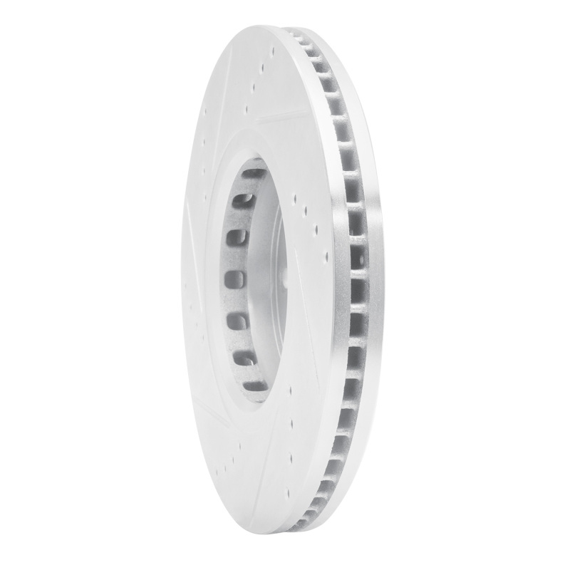 Picture of RNC Brake Rotor - Drill & Slot - R1 16-25 Mazda 6 Front Right Drilled & Slotted Silver Brake Rotor rnc631-80076R