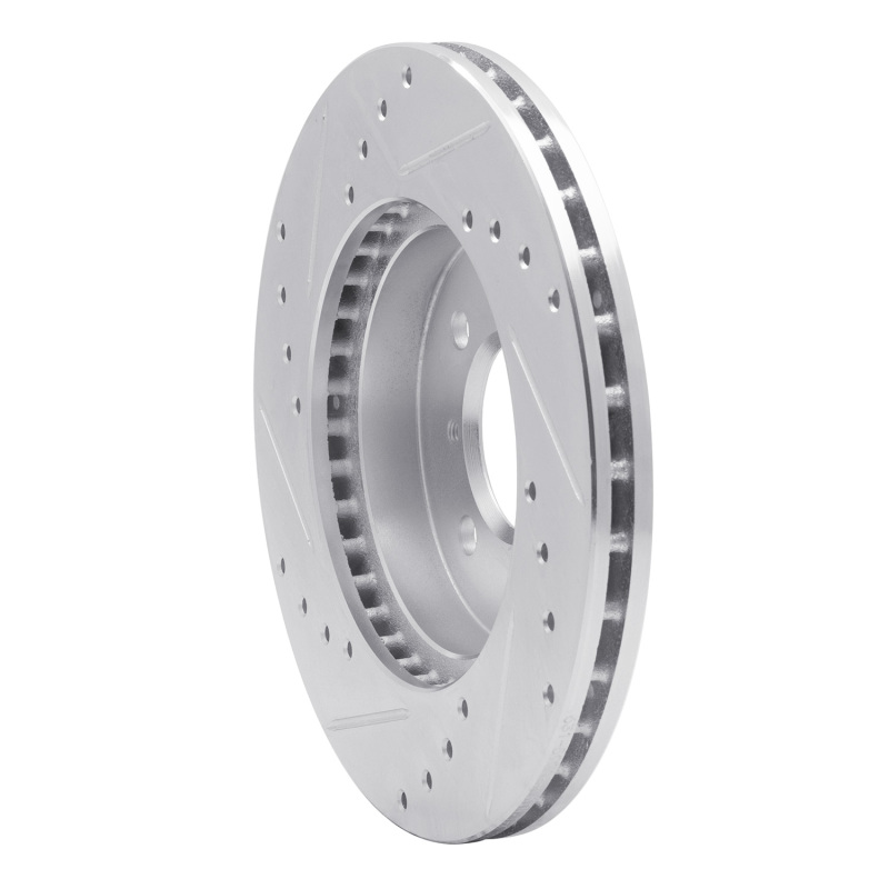 Picture of RNC Brake Rotor - Drill & Slot - R1 12-17 Chevrolet SONIC (Mexico) Front Right Drilled & Slotted Silver Brake Rotor rnc631-92022R