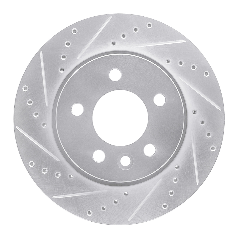 Picture of RNC Brake Rotor - Drill & Slot - R1 10-17 Volkswagen AMAROK (Mexico) Front Left Drilled & Slotted Silver Brake Rotor rnc631-92019L