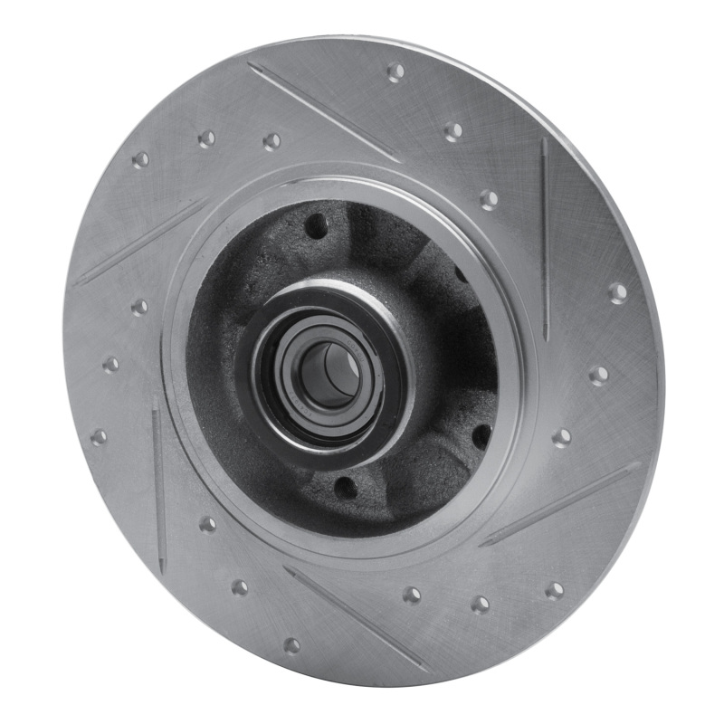 Picture of RNC Brake Rotor - Drill & Slot - R1 02-11 Nissan APRio (Mexico) Front Left Drilled & Slotted Silver Brake Rotor rnc631-92013L
