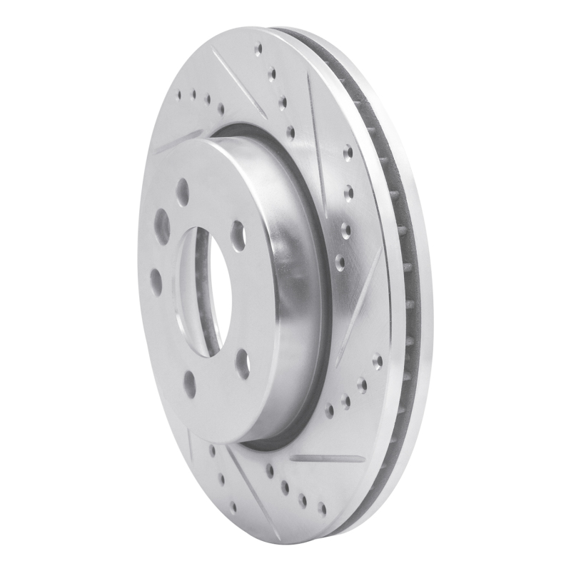 Picture of RNC Brake Rotor - Drill & Slot - R1 10-17 Volkswagen AMAROK (Mexico) Front Right Drilled & Slotted Silver Brake Rotor rnc631-92019R