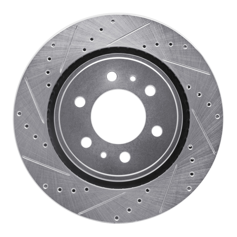 Picture of RNC Brake Rotor - Drill & Slot - R1 08-16 Nissan CABSTAR (Mexico) Front Left Drilled & Slotted Silver Brake Rotor rnc631-92065L