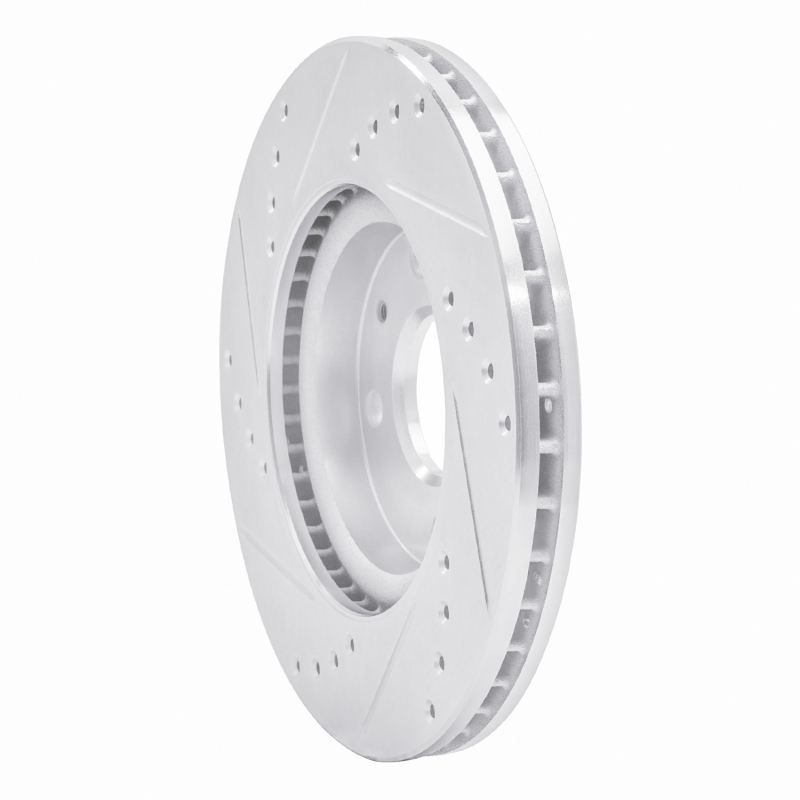 Picture of RNC Brake Rotor - Drill & Slot - R1 14-20 Peugeot 208 (Mexico) Rear Right Drilled & Slotted Silver Brake Rotor rnc631-92093R