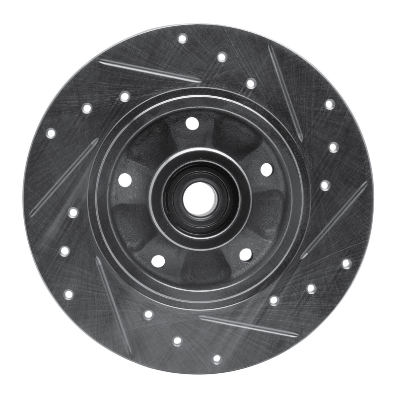 Picture of RNC Brake Rotor - Drill & Slot - R1 11-15 Renault Fluence (Mexico) Rear Left Drilled & Slotted Silver Brake Rotor rnc631-92083L