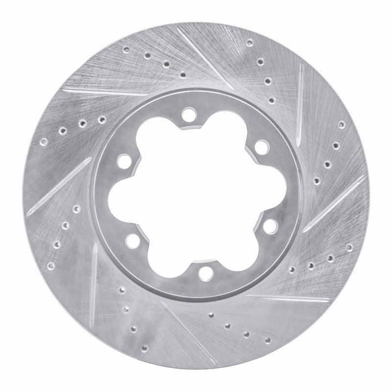 Picture of RNC Brake Rotor - Drill & Slot - R1 03-06 Renault Laguna (Mexico) Front Right Drilled & Slotted Silver Brake Rotor rnc631-92092R
