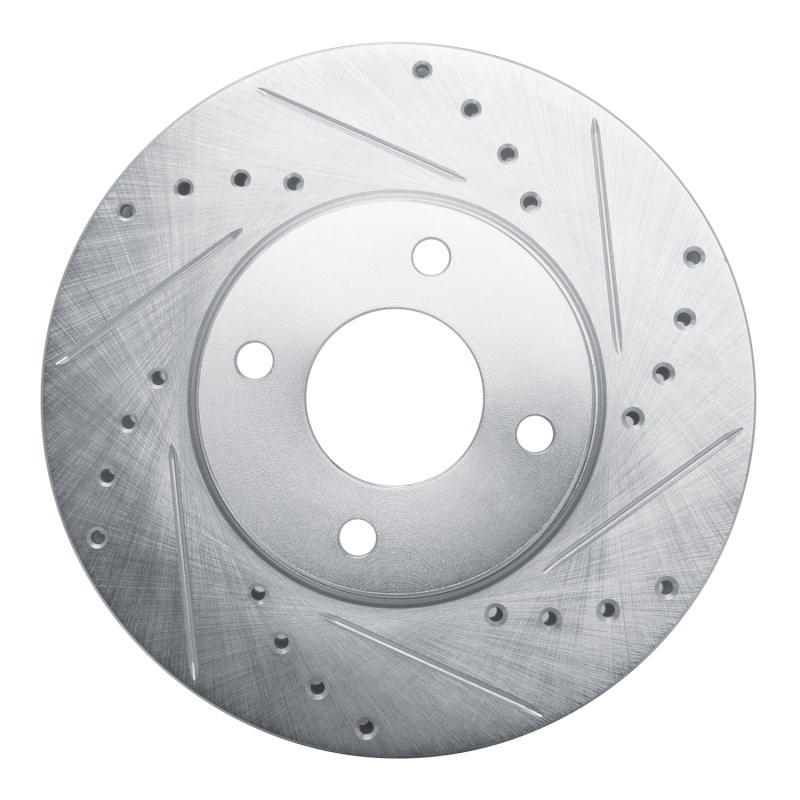 Picture of RNC Brake Rotor - Drill & Slot - R1 15-23 Hyundai Grand i10 (Mexico) Front Right Drilled & Slotted Silver Brake Rotor rnc631-92129R