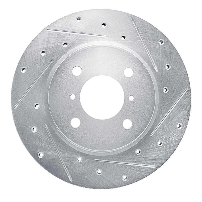 Picture of RNC Brake Rotor - Drill & Slot - R1 16-23 Suzuki SWIFT (Mexico) Front Right Drilled & Slotted Silver Brake Rotor rnc631-92125R