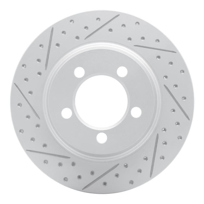 Picture of RNC Geo-Carbon Rotor - Drill & Slot - R1 67-67 Ford Galaxie 500 Front Left Drilled & Slotted Geo-Carbon Rotor rnc830-54042L