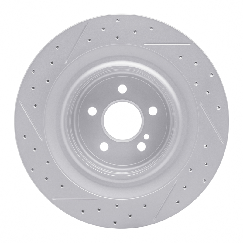 Picture of RNC Geo-Carbon Rotor - Drill & Slot - R1 10-18 Mercedes-Benz Cls63 AMG Rear Right Drilled & Slotted Geo-Carbon Rotor rnc830-63094R