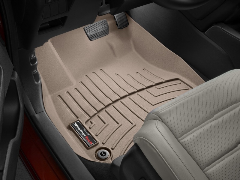 Picture of WeatherTech 2017+ Honda CR-V Front FloorLiner - Tan (Fits Both 2WD and AWD)
