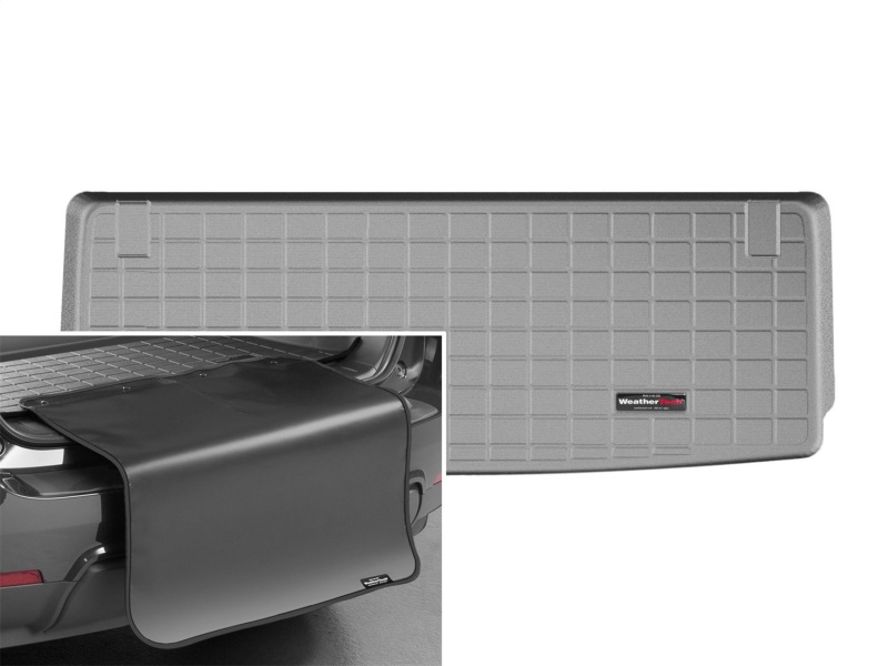 Picture of WeatherTech 2014+ Infinity QX80/QX56 Cargo Liners With Bumper Protector - Grey
