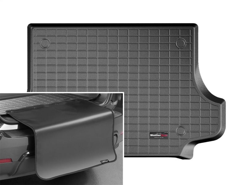 Picture of WeatherTech 05-15 Nissan Xterra Cargo Liner with Bumper Protector - Black