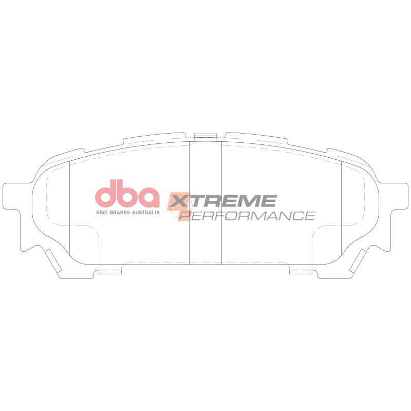 Picture of DBA 03-05 Subaru WRX XP650 Rear Brake Pads