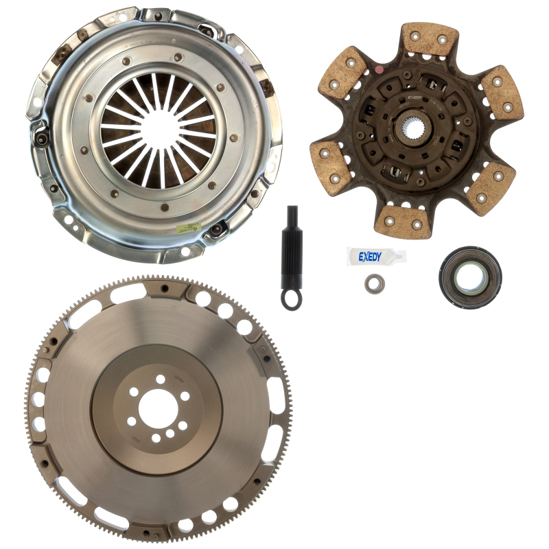 Picture of Exedy 1998-2002 Chevrolet Camaro Z28 V8 Stage 2 Cerametallic Clutch 6 Puck Disc Includes GF502A FW