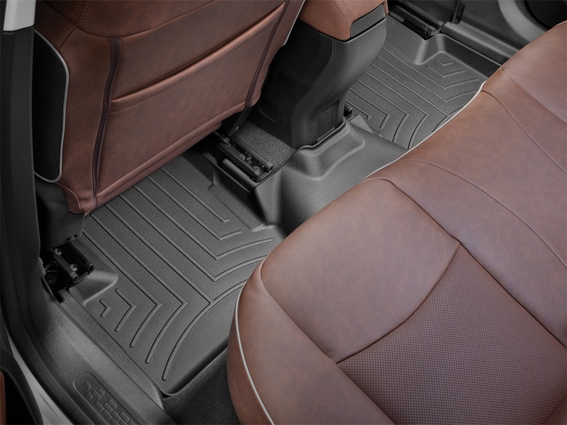 Picture of WeatherTech WT FloorLiner-Rear-Blk Floor Mats - 448402