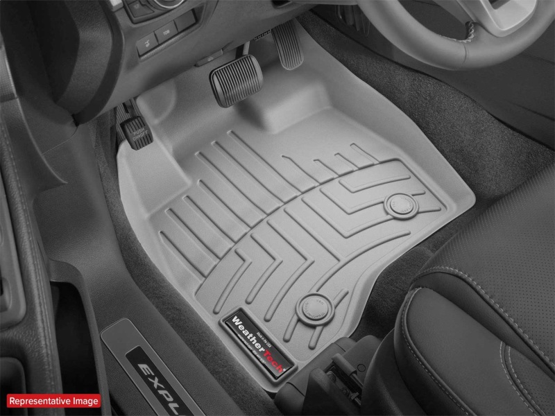 Picture of WeatherTech WT FloorLiner-Front-Grey Floor Mats - 4611461